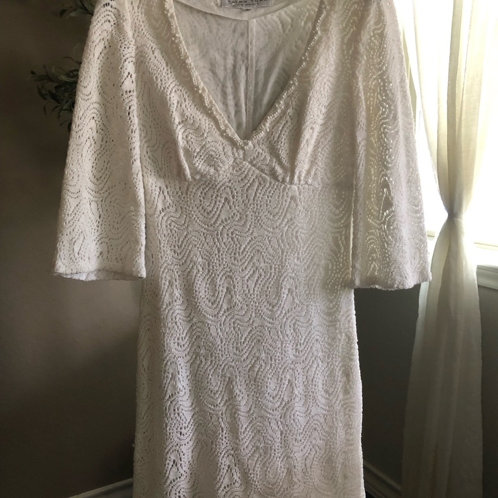 Trina Turk White Lace Dress